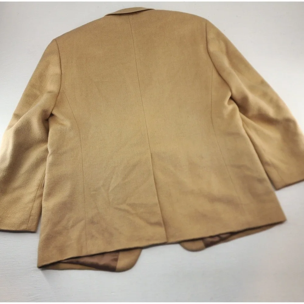 Chaps 48R | Tan‎ 100% Camel Hair Two Button Blazer Sport Coat Mens